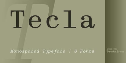 Tecla Font Poster 1